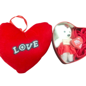 Zarkan Red Heart Shape Box with Teddy and 3 Rose for Gift - Gift Box for Women and Men/Girlfriend and Boyfriend Him or Her

Rajender. 0120
combo