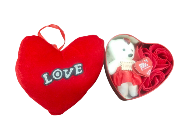 Zarkan Red Heart Shape Box with Teddy and 3 Rose for Gift - Gift Box for Women and Men/Girlfriend and Boyfriend Him or Her

Rajender. 0120
combo