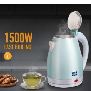 KENT Amaze Cool Touch Electric Kettle 1.8 L 1500 W - Plastic Outer & Stainless Steel body Inside | Auto shut off Over heating protection | 360 Degree Cordless Rotation | LED Indicator | AquaRajender ,  10130