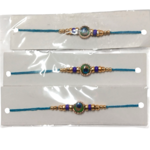 DMS RETAIL Evil Eye Rakhi For Brother And Bhabhi | Celebrate the Bonding of Sibling Love with Our Raksha Bandhan | Rakhi for Kids | Rakhi Bracelet With Roli Chawal And Greetings Card
 Set Of 4
Rajender