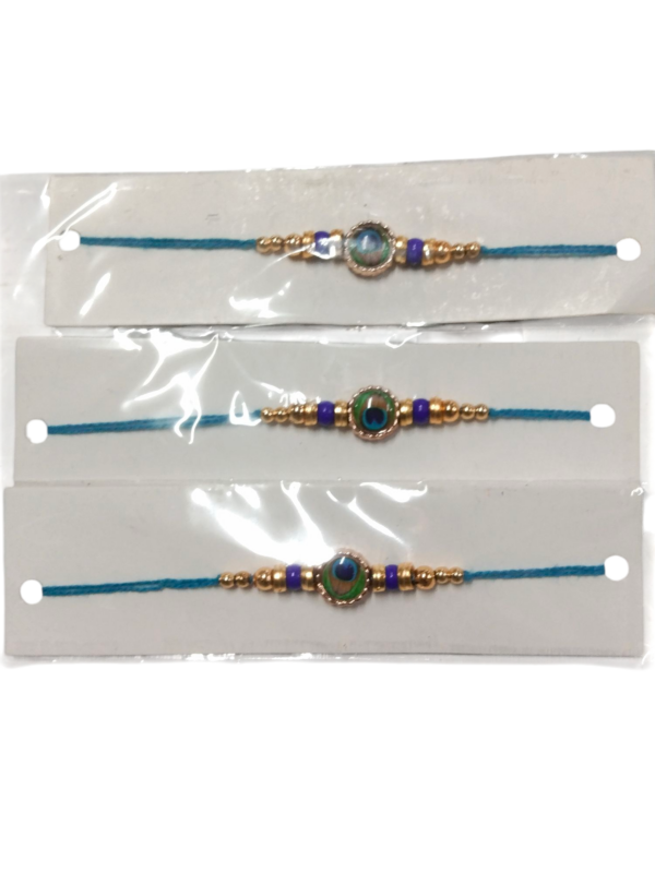 DMS RETAIL Evil Eye Rakhi For Brother And Bhabhi | Celebrate the Bonding of Sibling Love with Our Raksha Bandhan | Rakhi for Kids | Rakhi Bracelet With Roli Chawal And Greetings Card
 Set Of 4
Rajender