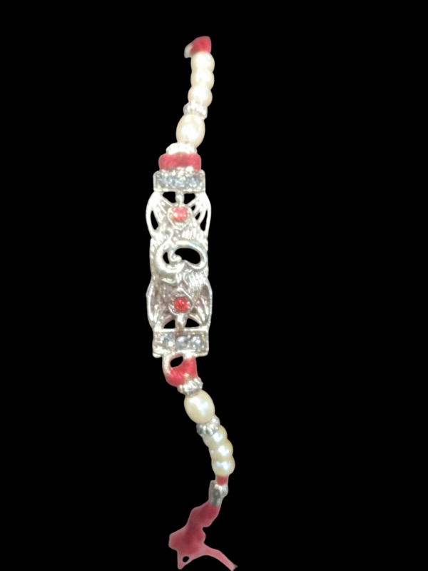 PICCOTI Gold Plated OM Bracelet with Rudraksha Beads | Stylish and Trendy Bracelet for Boys & Girls 
Rajender 07 - Image 2
