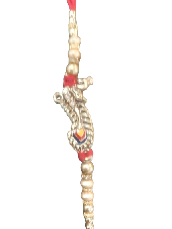 Eyesphilic Beautiful Handmade Peacock Om Rakhi For Bhaiya/Girls/Sister
Rajender 011 - Image 2
