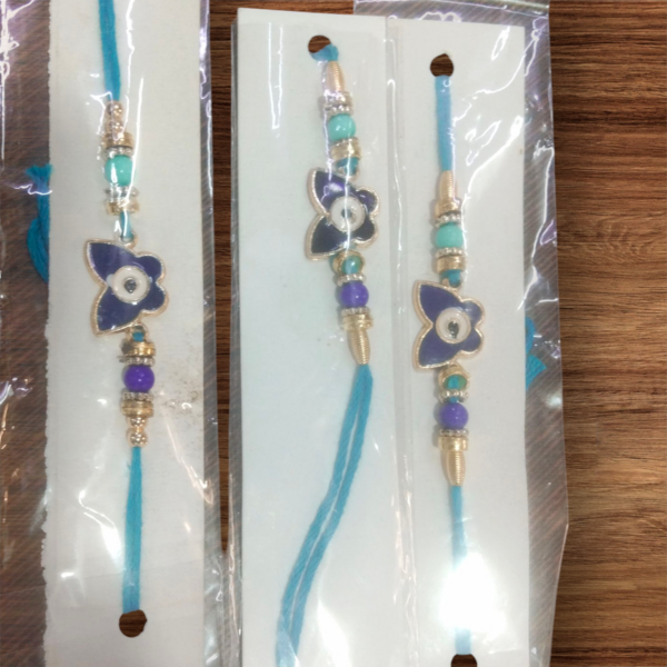 R V Enterprise Set of Three Rakhi For Brother| | Designer Rakhi | Premium Rakhi | Rakhi For Rakshabandhan For Brother 
Rajender 019
SET OF 3 - Image 4