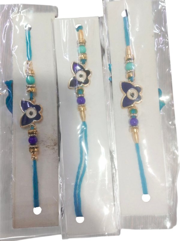 R V Enterprise Set of Three Rakhi For Brother| | Designer Rakhi | Premium Rakhi | Rakhi For Rakshabandhan For Brother 
Rajender 019
SET OF 3 - Image 3