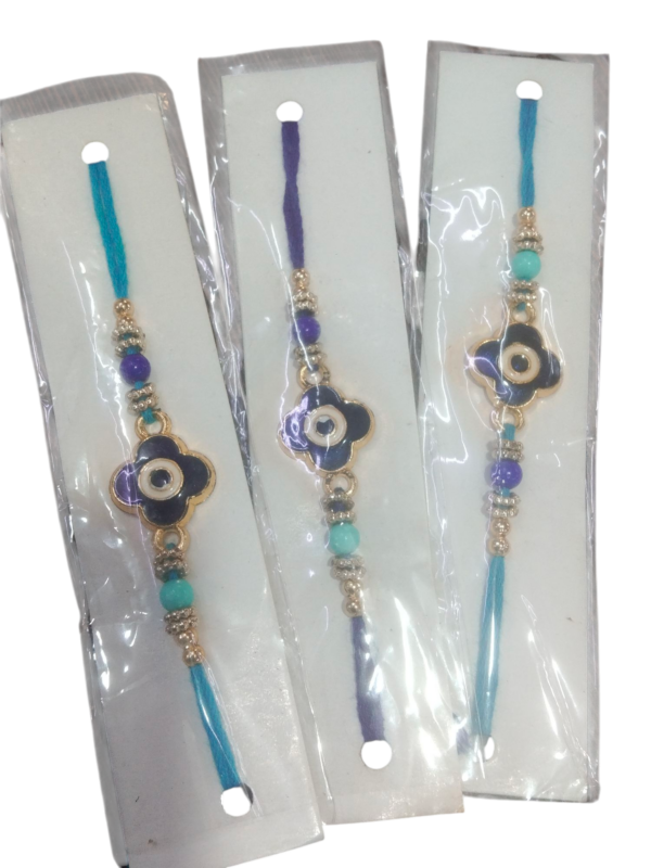 Bhavika Enterprises Evil eye rakhi for Bhaiya and Bhabhi For Unisex Adult
SET OF 3
RAJENDER 021