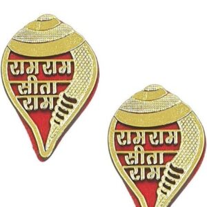 Sahiba Gems Traditional Ram Ram/Sita Ram Door Stickers Self Adhesive for Rakhi Pooja (Set of 2)

RAJENDER 056