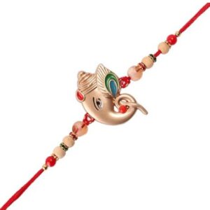 Eyesphilic-Beautiful Rakhi For Bhaiya/Gents/Girls With Ganeshji Designs With Roli Chawal Paket (Pack Of 1)
RAJENDER 057