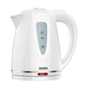 USHA Plastic Ek 3315 Electric Kettle (White), 1200 Watts, 1 Liter(10146)