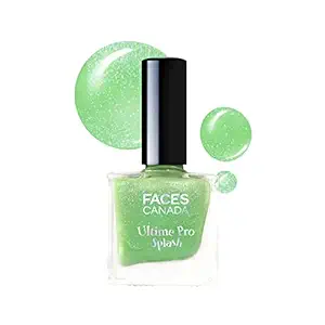 FACES CANADA Ultime Pro Splash Nail Enamel - (Shimmy A06) 8ml | Limited Edition Festive Collection | High-Shine Glossy Finish Nail Polish For Women | Quick-Drying | Chip-Resistant | Smooth Application(PACK OF 12)EXP-9/25