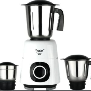 Prestige Flash Atlas 500 W Mixer Grinder (3 Jars, White, Black) N.10745(V)