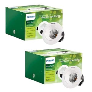 PHILIPS 3w- astra spot tilt  white pack of-2 Ceiling Lamp  (White)(8334)(P)