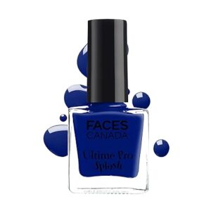 FACES CANADA Ultime Pro Splash Nail Enamel - (Ocean 150) (8ml) | Quick Drying | Glossy Finish | Long Lasting | No Chip Formula | High Shine Nail Polish For Women | No Harmful Chemicals(PACK OF 12) EXP- 12/26