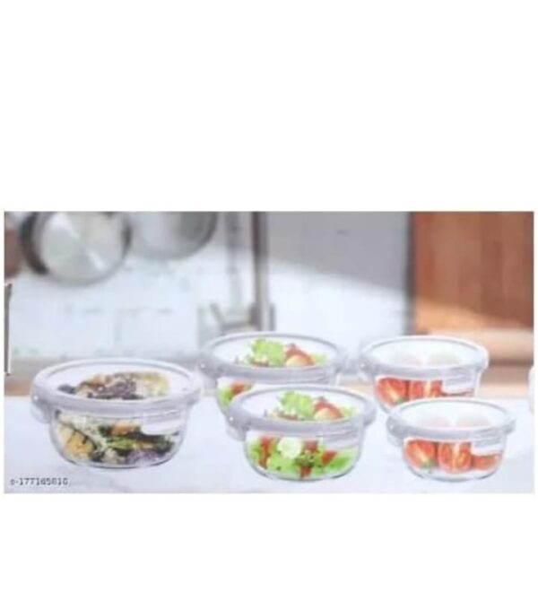 Sanjeev Kapoor Wellington Square Container Set of 5 pcs 860ml 580ml 400ml (SKB-1594)(V)