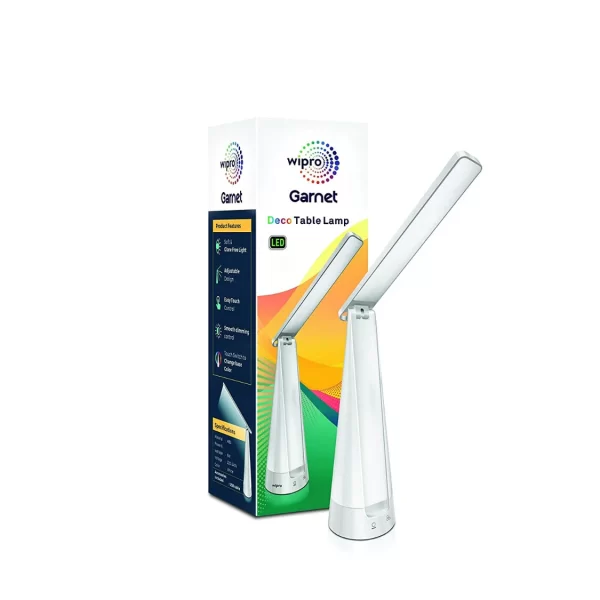 Wipro 6W LED Table Lamp- Grade Dimming and Ambience Lighting