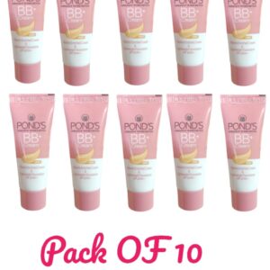 PONDS BB+ CREAM VITAMIN ENRICHED CREAM & LIGHTWEIGHT FOUNDATION SPF 30 PA++ 5G ( PACK OF 10 ) EXP-5/25