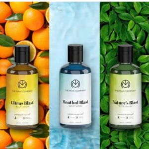 THE MAN COMPANY BODY WASH , NATURES, MENTHOL , CITRUS 250ML ( PACK OF 8 ) EXP-3/25