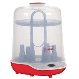 Luvlap Delight Bottle Sterilizer Six bottles Six slot (Red -White) N.10765(v)