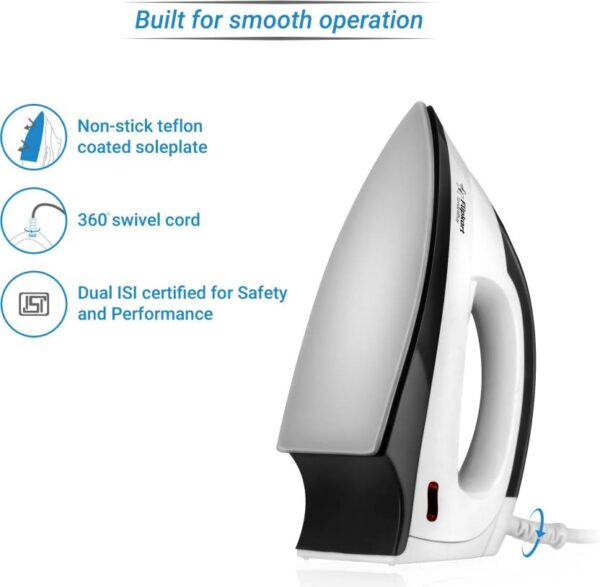 Flipkart SmartBuy 1000 W Dry Iron (10710)(P)(S) - Image 3