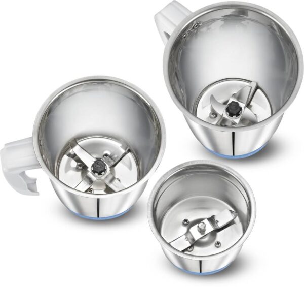 Prestige Atlas 550 W Mixer Grinder  (Atlas | 3 Jars | white and Blue) ( SCRATCH )(10746)(P,S) - Image 3
