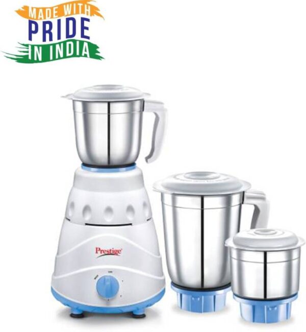 Prestige Atlas 550 W Mixer Grinder  (Atlas | 3 Jars | white and Blue) ( SCRATCH )(10746)(P,S) - Image 4