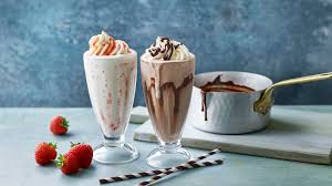 Milk Shake With Ice Ceram