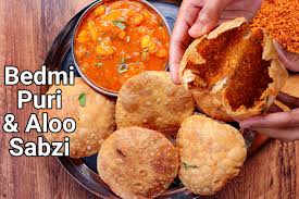 Bedmi Puri with Sabji