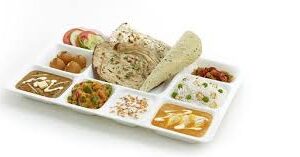 EXECUTIVE THALI (Dal Makhani, Paneer Sabji, Pulao, Raita, Papad, 2 Tandoori Roti, Pickle, Salad)
