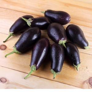 Brinjal  purple small (baingan)500gm
