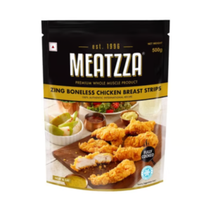 Meatzza Zing Boneless Breast Chicken Strips (Frozen)