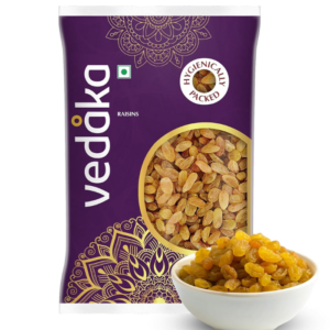 Amazon Brand - Vedaka Raisins | 500g | Dried Grapes | Kishmish