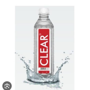 Water bottle clear 1ltr