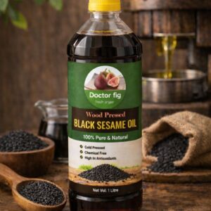 Doctor Fig- Wood Pressed Black Sesame oil - 1ltr