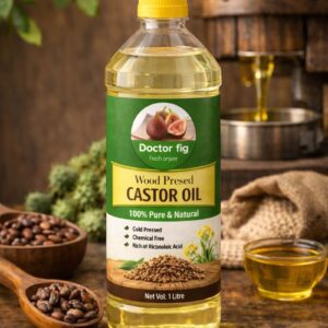 Doctor Fig- Wood Pressed Castor Oil - 1ltr
