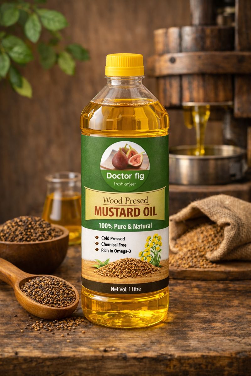 Doctor Fig - Wood Pressed Mustard Oil - 1ltr