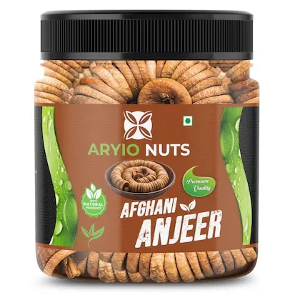 ARYIONUTS Premium Organics Dry Fruits Afghani Anjeer - 500gm