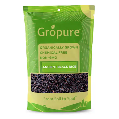 GroPure Organic Ancient Black Rice - 9kg