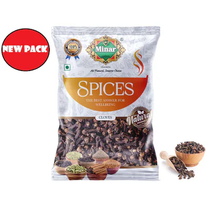 Minar Premium Whole Cloves-Whole Cloves Spice-Laung Whole-Sabut Laung 50 g