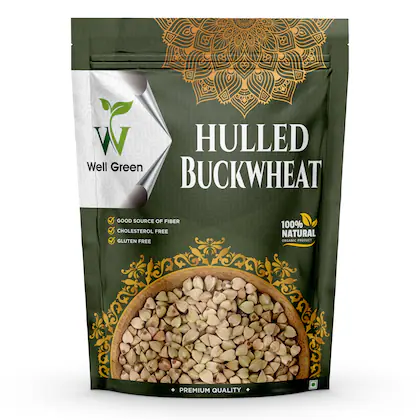WELL GREEN Hulled Buckwheat 1Kg Kuttu Giri