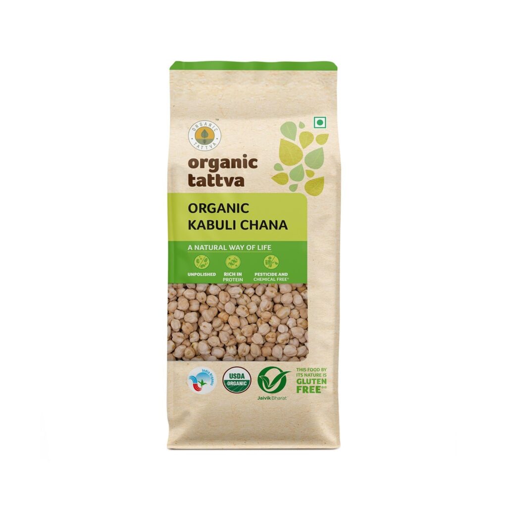 Organice Tattva Kabuli Chana 1 kg