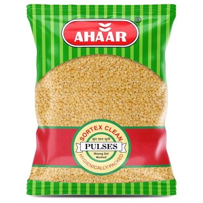 Ahaar Moong Dal Washed Split 1Kg