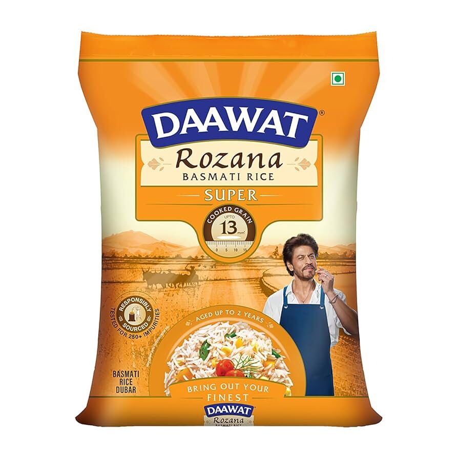 Daawat Rozana Super Basmati Rice 5kg