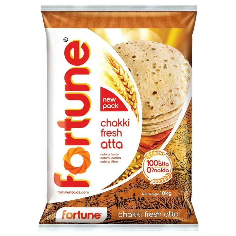 Fortune Chakki Fresh Wheat Atta: 10 kgs