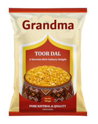 Grandma Toor Dal (Tuvaram Parupu) 1kg