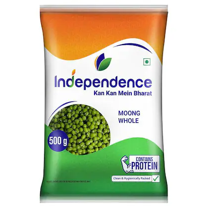 Independence Moong Whole 500 g (Pouch)
