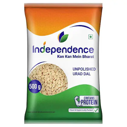 Independence Unpolished Urad Dal 500 g