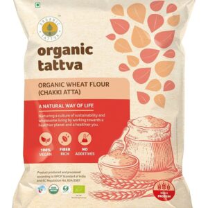 Organic Tattva Organic Wheat Flour: 5 kgs