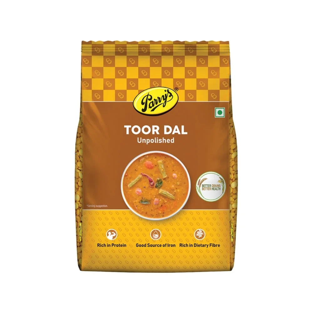 Parry's Toor Dal Unpolished: 1 kg