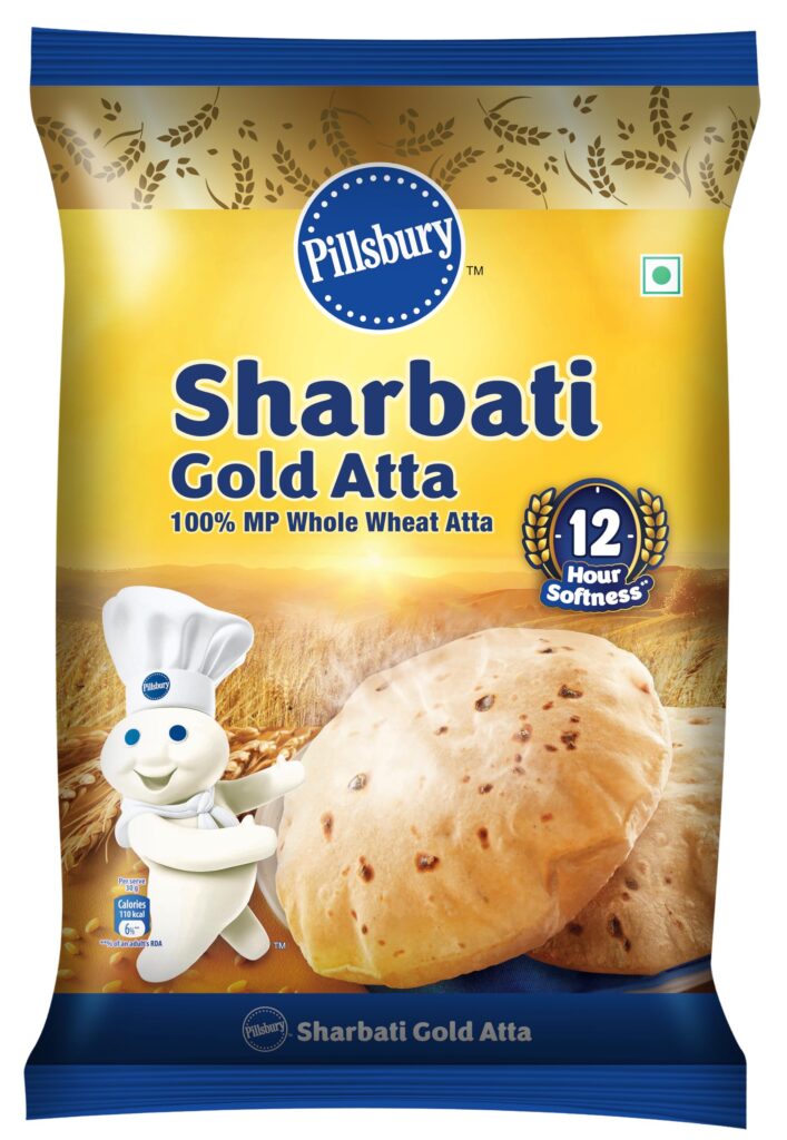 Pillsbury Sharbati Wheat Gold Atta: 5 kg