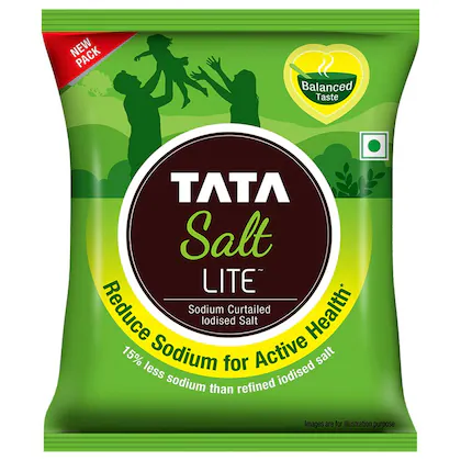Tata Lite Sodium Curtailed Iodized Salt 1 kg